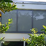 Trennwand mit Satinato-Glas